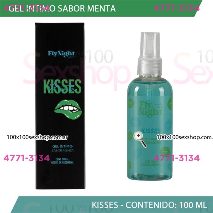 Cód: CA CR KISSES MENTA - Lubricante Comestible Menta 100 ml - $ 9800
